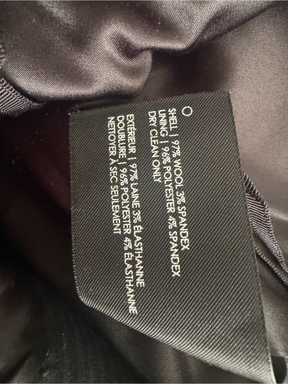 Club Monaco Womens Black Wool Wide Leg Pants - Black Size 6 - Picture 4 of 5